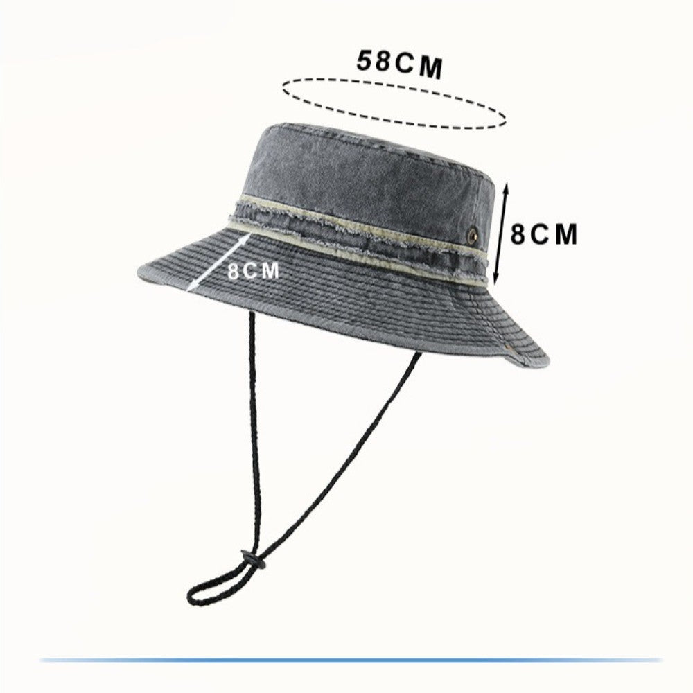 Summer Bucket Hat for Men Women, Sun Protection Outdoor Camping Hiking Sun Hat