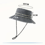 Summer Bucket Hat for Men Women, Sun Protection Outdoor Camping Hiking Sun Hat