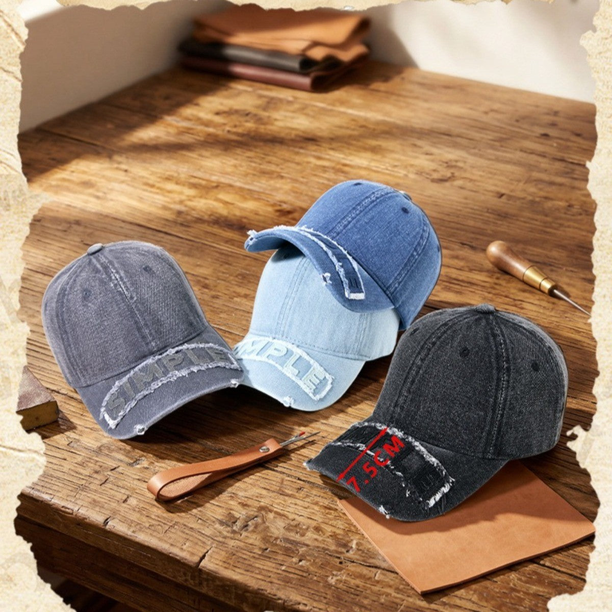 Baseball Cap for Male and Female Retro Sun Hat Cap for Summer Spring