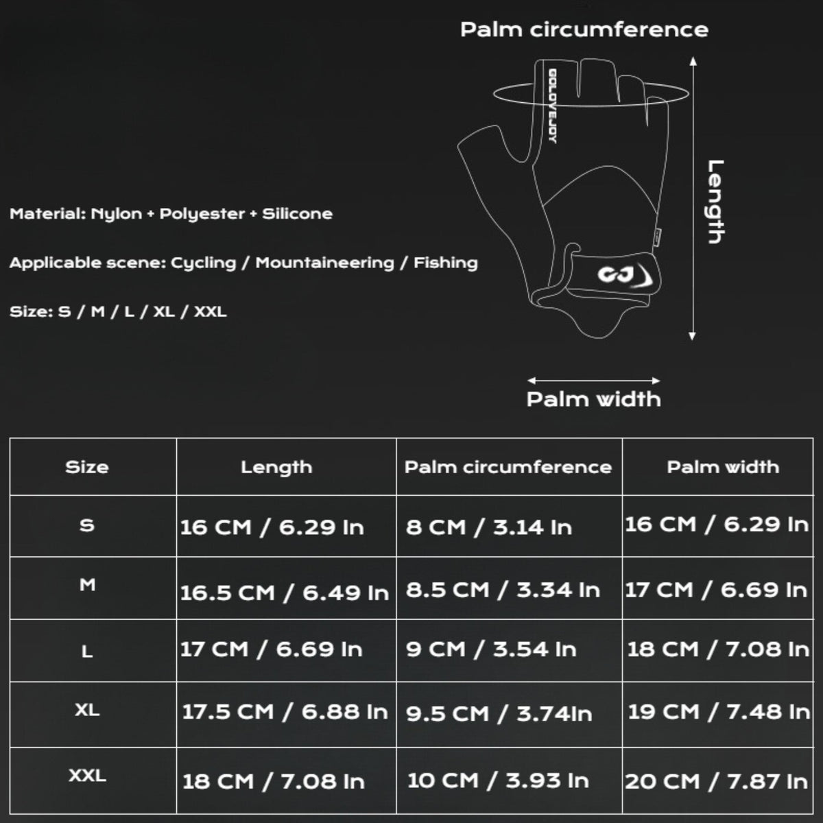 Cycling Gloves for Men Women - Shock Absorption Biking Gloves - Anti-Slip Glove