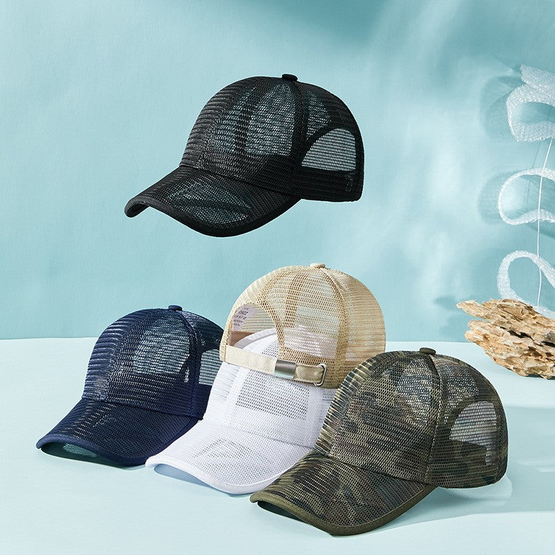 Summer Baseball Cap for Men Women - Breathable Sun Hat Baseball Cap