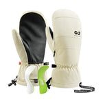 Winter Mittens for Men Women - Warm Thermal Waterproof Mittens for Snowboarding