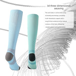 Professional Compression Socks Made of Bamboo Fiber Fabric Running Cycling Socks