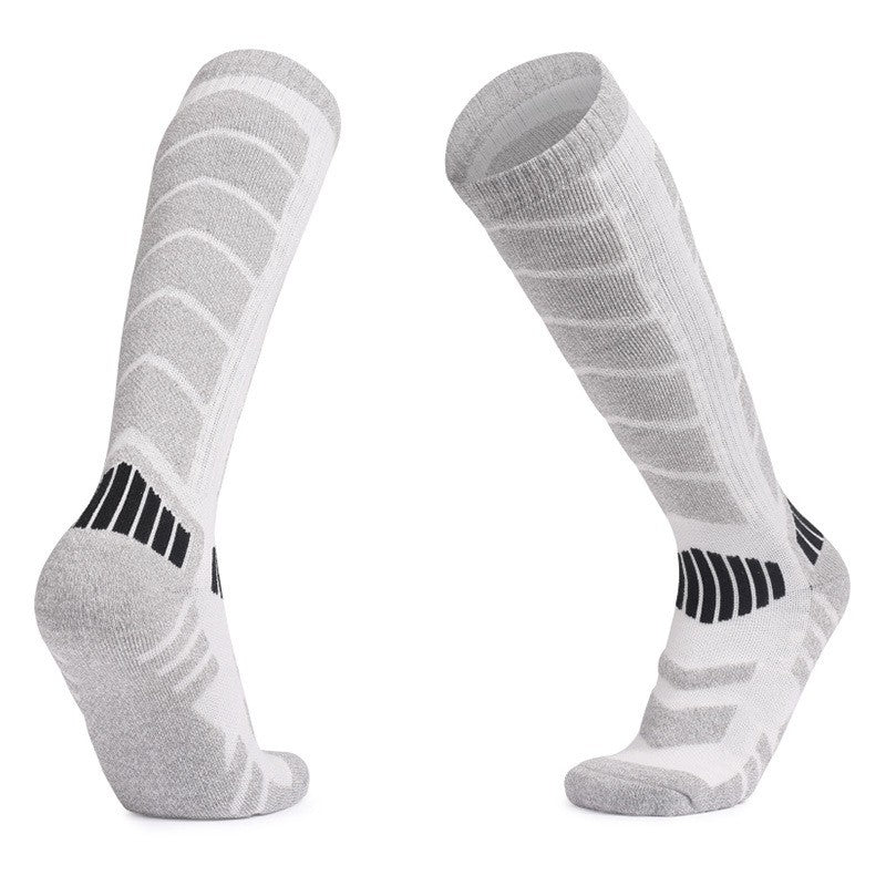 Wool Blend Skiing Socks for Men - Winter Thermal Outdoor Hiking Snow Socks