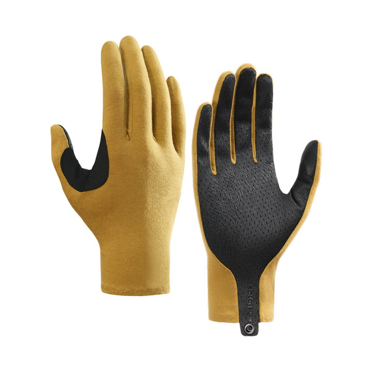 Spring / Fall Wool Blend Fabric Outdoor Gloves for Men Women Hiking, Cycling