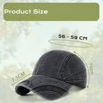 Cowboy Baseball Cap for Men Women - Casual Sun Hat