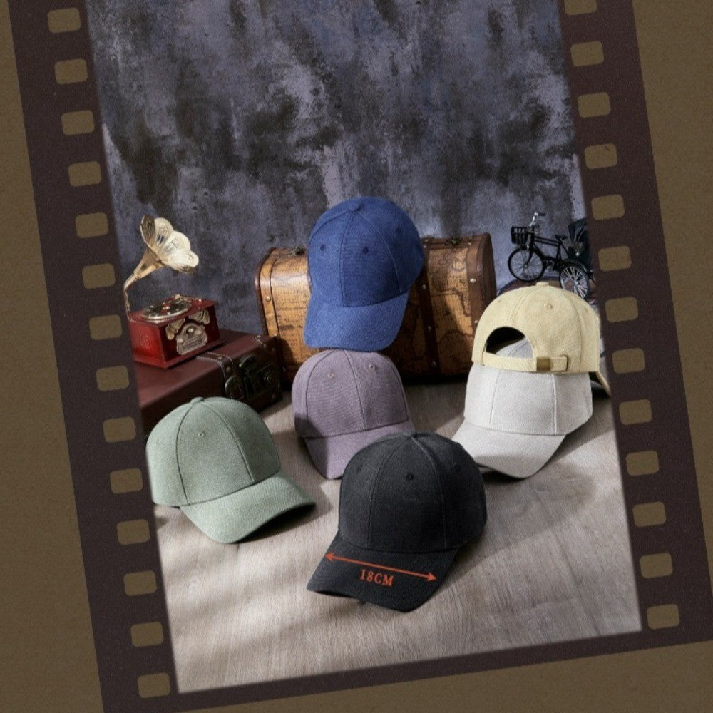 Spring Summer Cotton Baseball Cap - Windproof and Warm Baseball Cap - Sun Hat