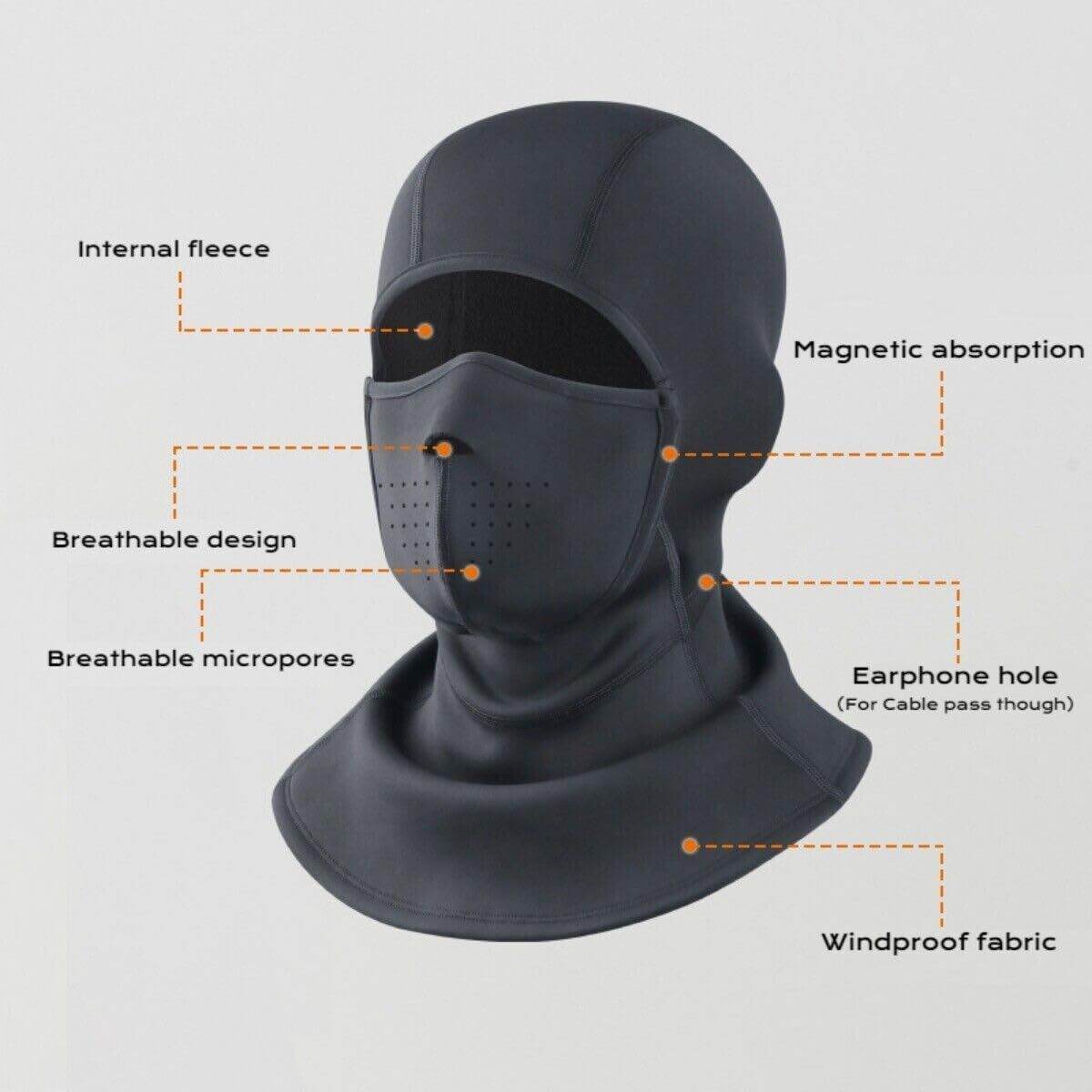 Magnetic Absorption Balaclava - Movagear