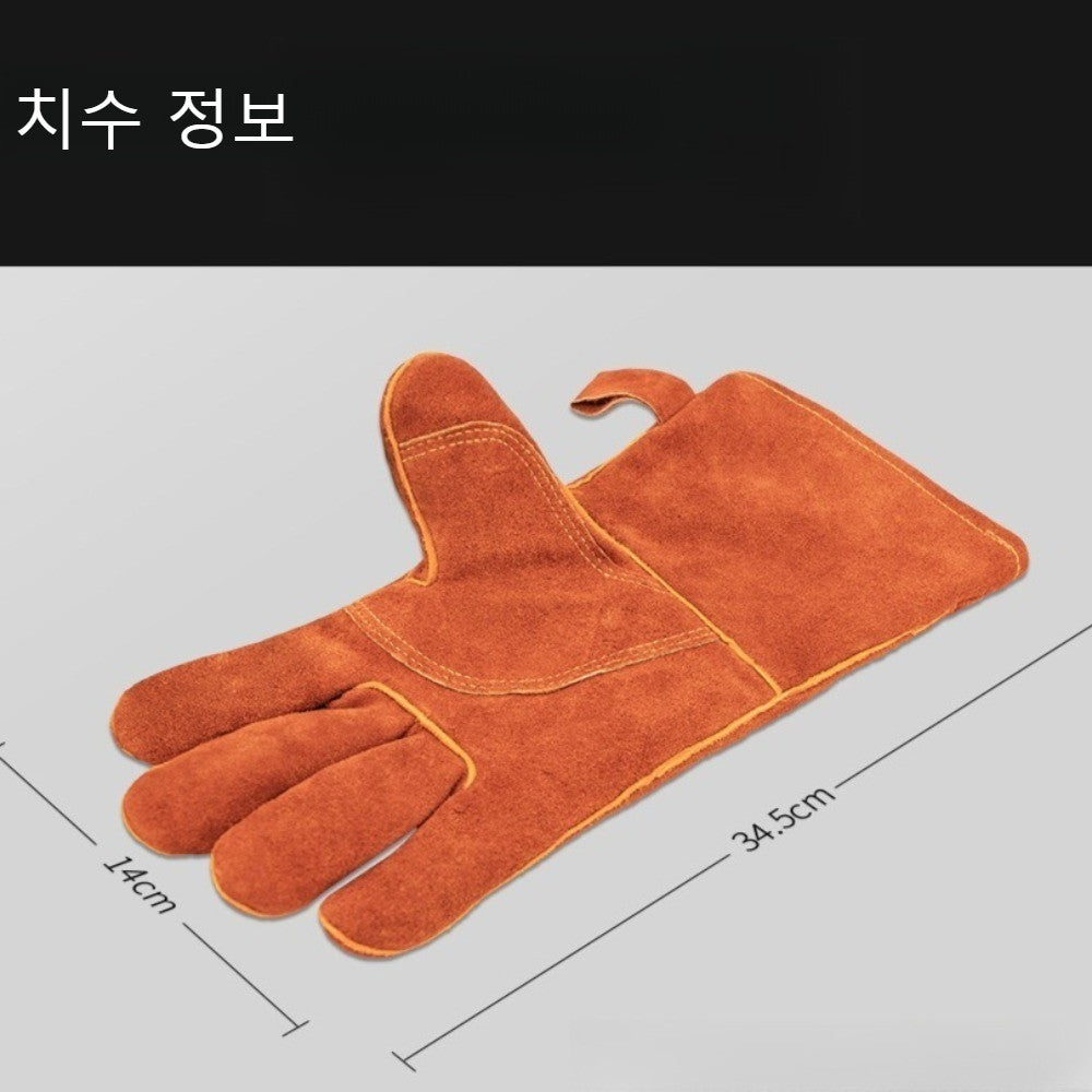 Barbecue Gloves, Heat-resistant and 500 Degree Industrial Oven Baking