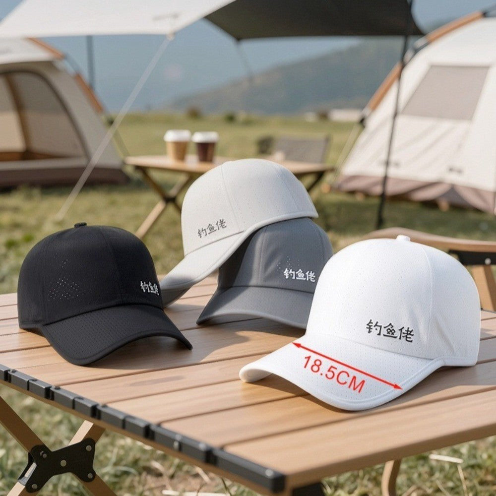 Spring / Summer Fishing Hat for Men Women - Breathable Baseball Cap