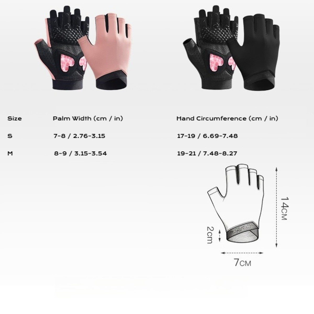 Sports Yoga Fitness Gloves for Women - Shock Absorption Outdoor Cycling Gloves