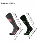 Ski Socks Thermal Warm - Winter Thick Knee High Snowboarding Socks For Unisex