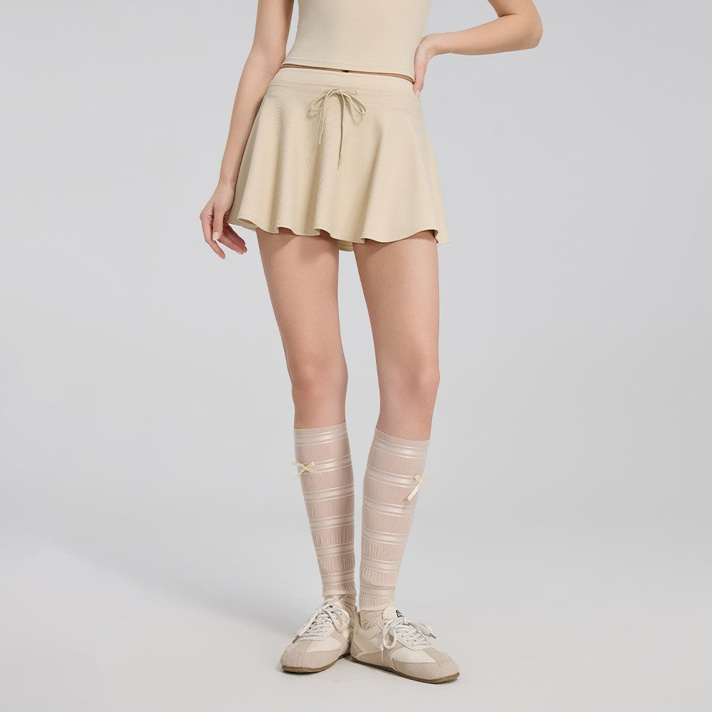High Waist Abdominal Sports Short Skirt, Quick Drying Running Short DQ5942