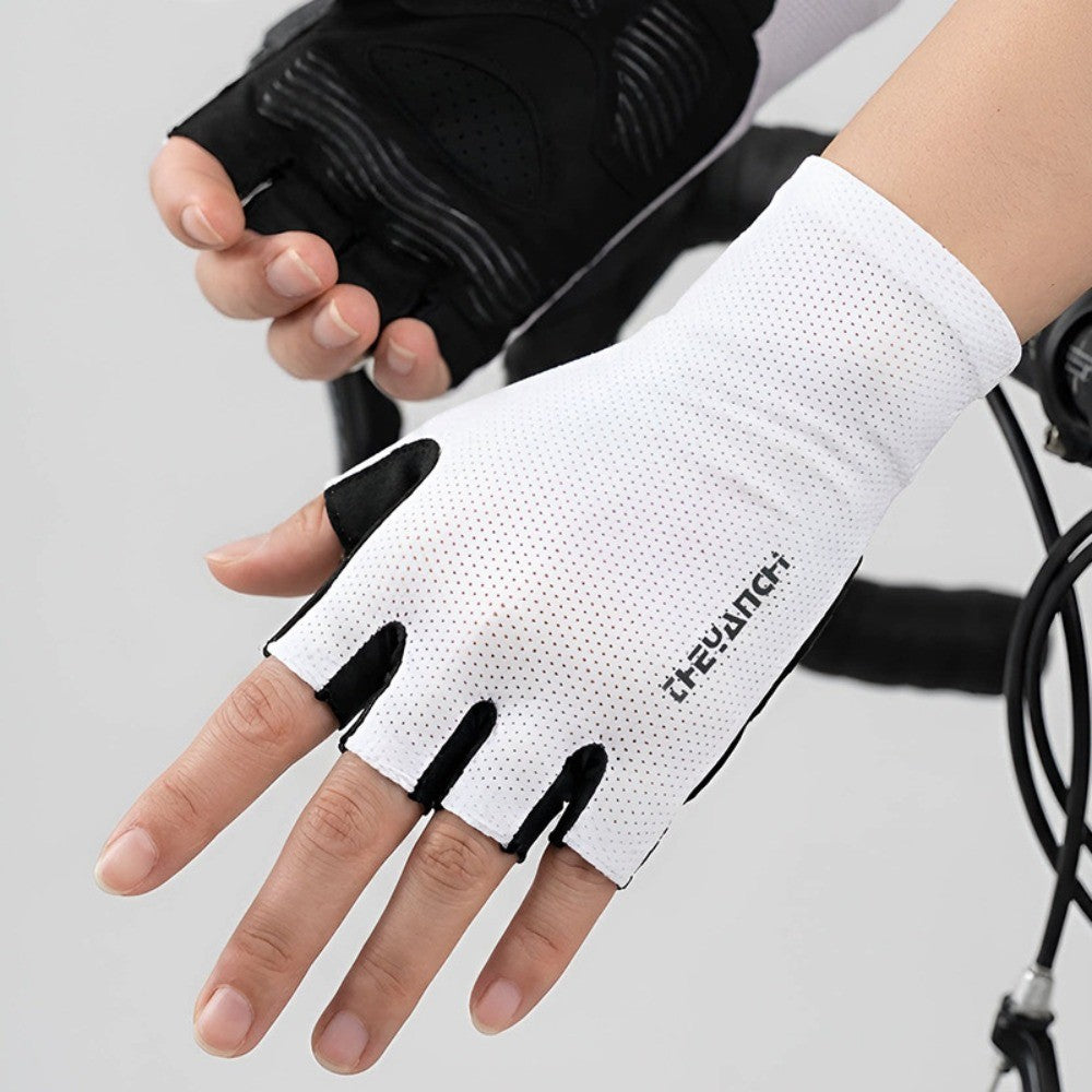 Bicycle Cycling Gloves for Men, Summer Anti-slip Outdoor Fishing Gloves