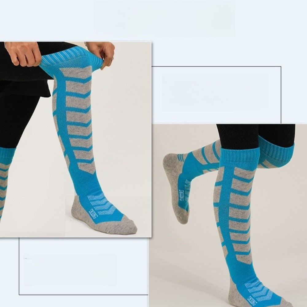 Snow Socks for Autumn Winter - Professional Warm Ski Socks for Men Women