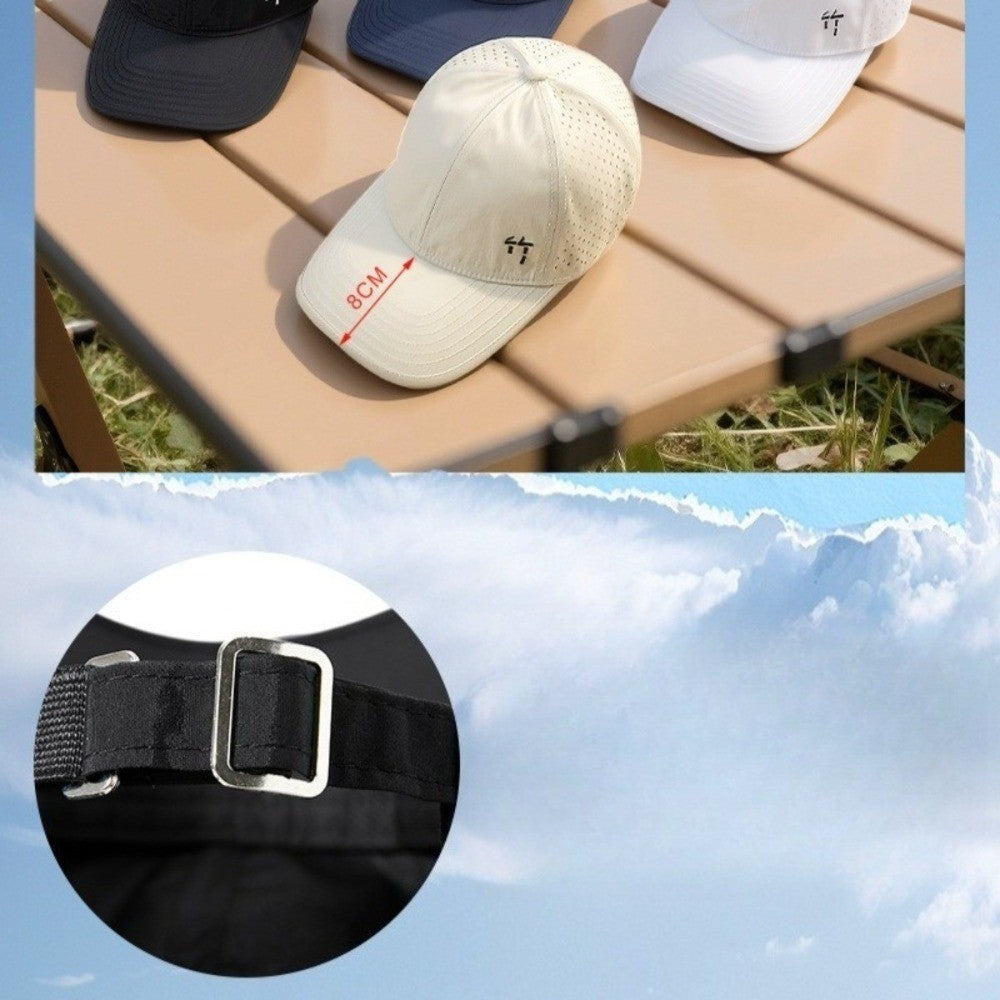 Summer Breathable Baseball Cap - Water Repellent Outdoor Sun Hat for Men Women