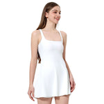 Women's Sports Dress Built in Shorts and Bra - Tennis Dress for Outdoor Running