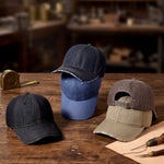 Retro Denim Baseball Cap for Men Women - Skin Friendly, Breathable Soft Top