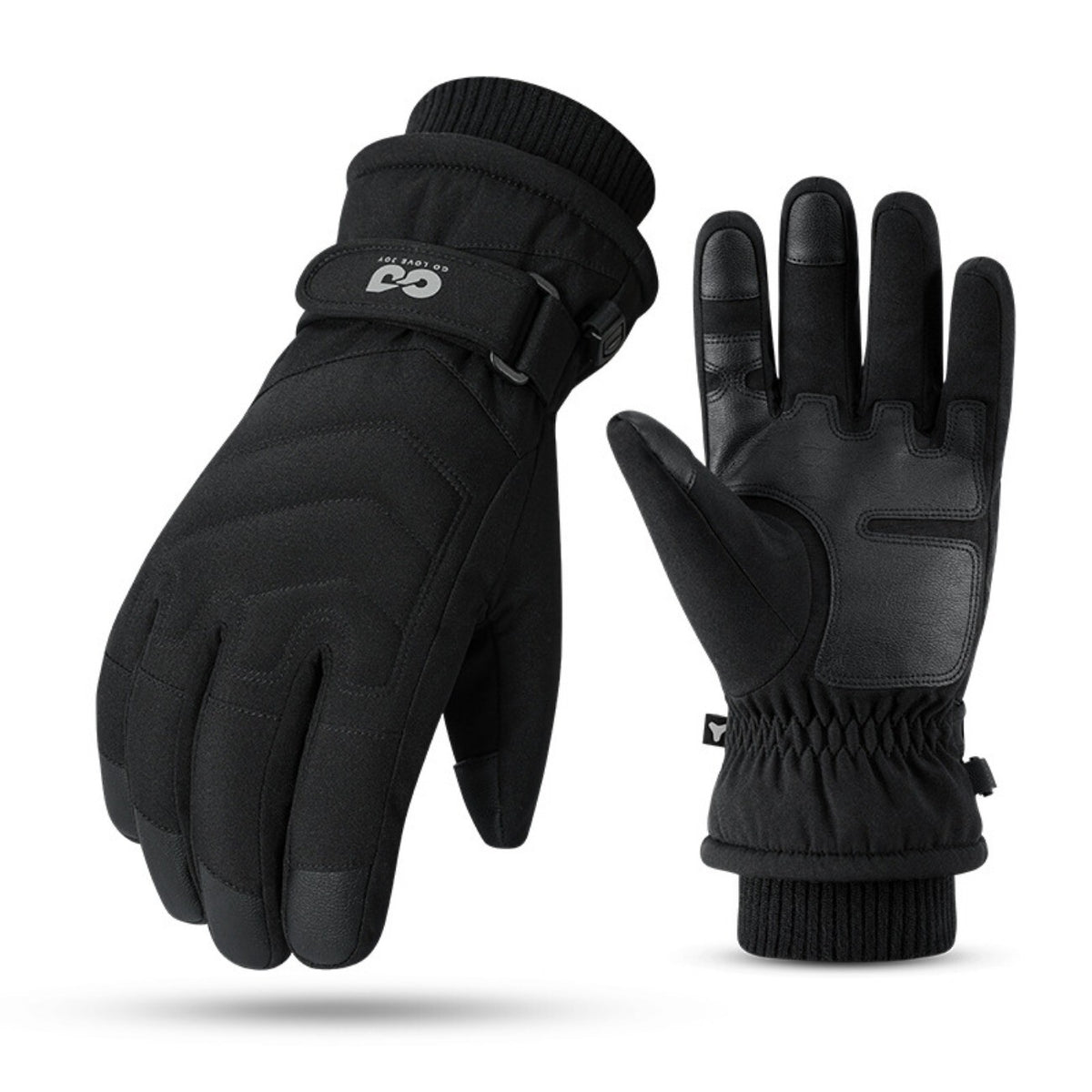 Winter Gloves for Men Women - Windproof Water Repellent Glove for Cycling Skiing