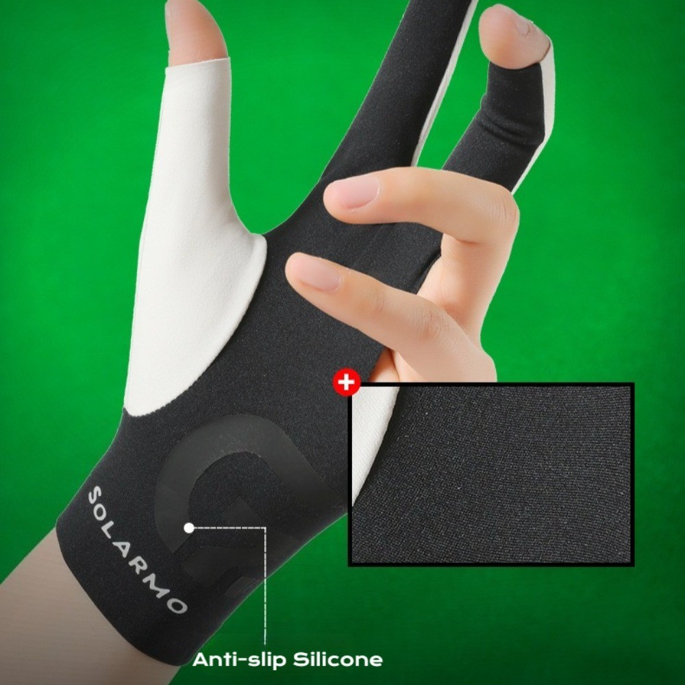 Billiards Gloves with Anti-slip, Breathable Snooker Pool Gloves for Left Hand