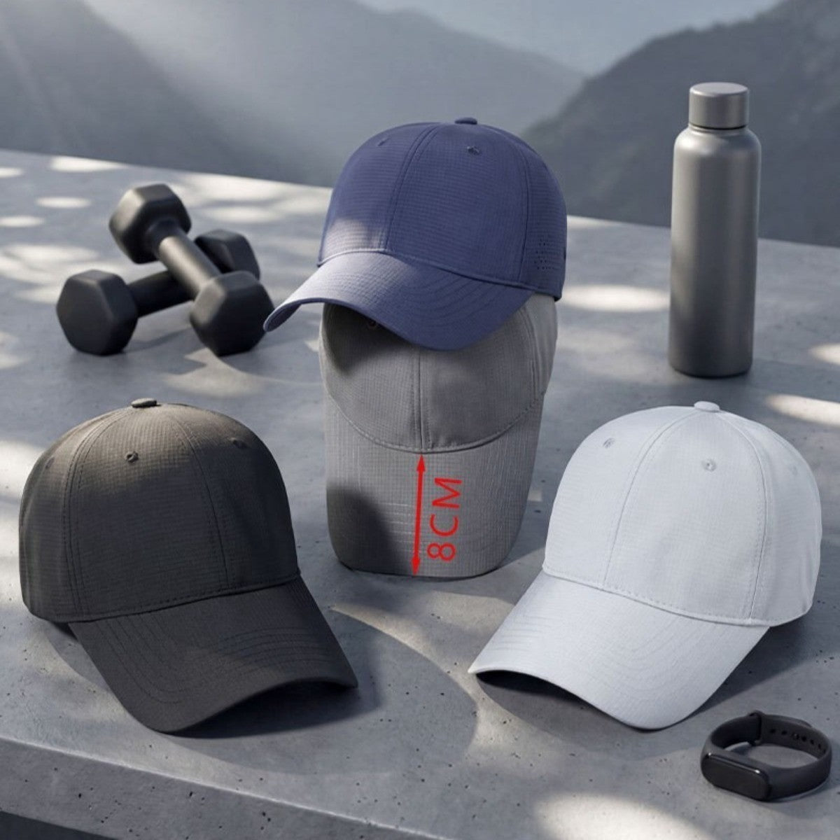 Summer Baseball Cap for Men Women - Breathable Sport Running Outdoor Sun Hat