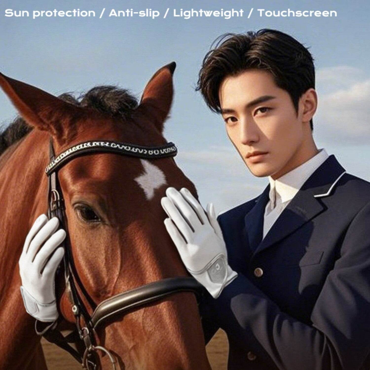 Ice Silk Equestrian Gloves - Movagear
