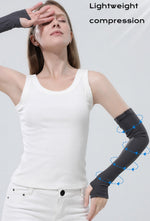 UV Sun Protection Arm Sleeves for Men Women - Compression Cooling Arm Sleeve