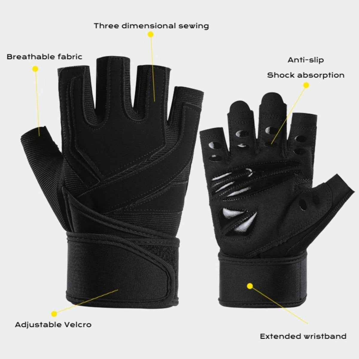 Weight Lifting Workout Gloves - Movagear