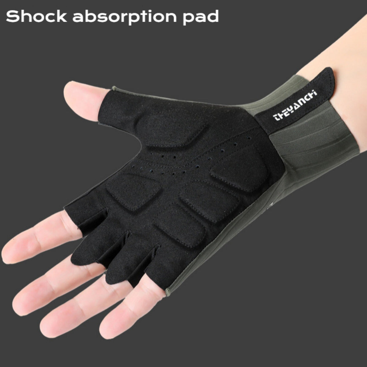 Cycling Gloves Bike Gloves for Men Women, Breathable Half Finger Bicycle Gloves