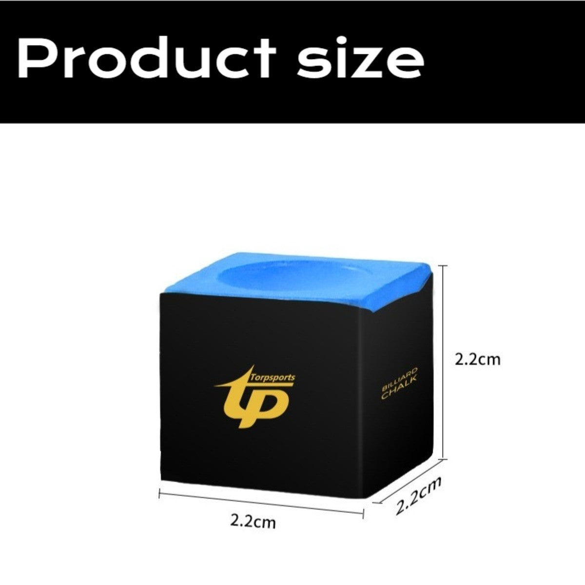 2PCS / 12 PCS Cup Pool Cue Chalk for Billiards Snooker Billiards Chalk