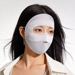 Real Silk Sun Protection Mask for Women Full Face Breathable UV Protection Mask