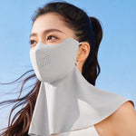 2PCS Summer Ice Silk UV Protection Face Mask for Women - UV Protection Balaclava