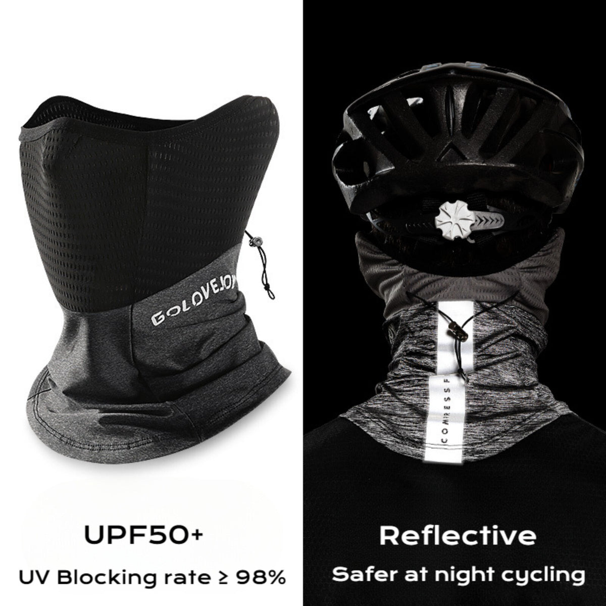 Neck Gaiter with Breathable Micropores