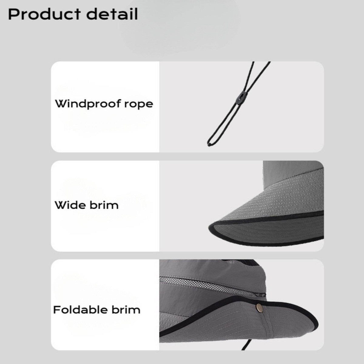 Water Repellent Bucket Hat - Movagear