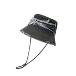 Cotton Bucket Hat for Men Women - Zipper Sun Protection Hat