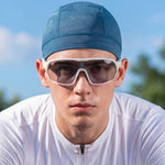 2PCS Ice Silk Skull Cap for Cycling