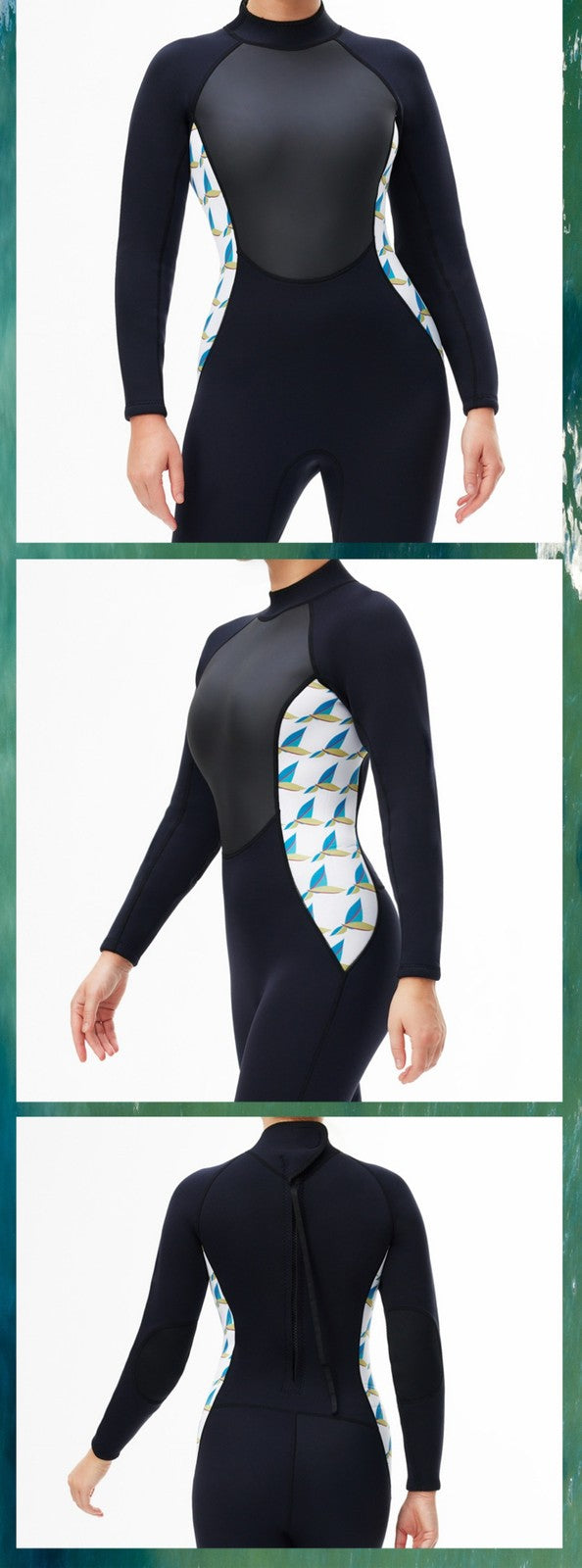 Diving Suit for Men Women - Winter Thermal Cold Resistant 3 / 1.5 MM Wetsuits