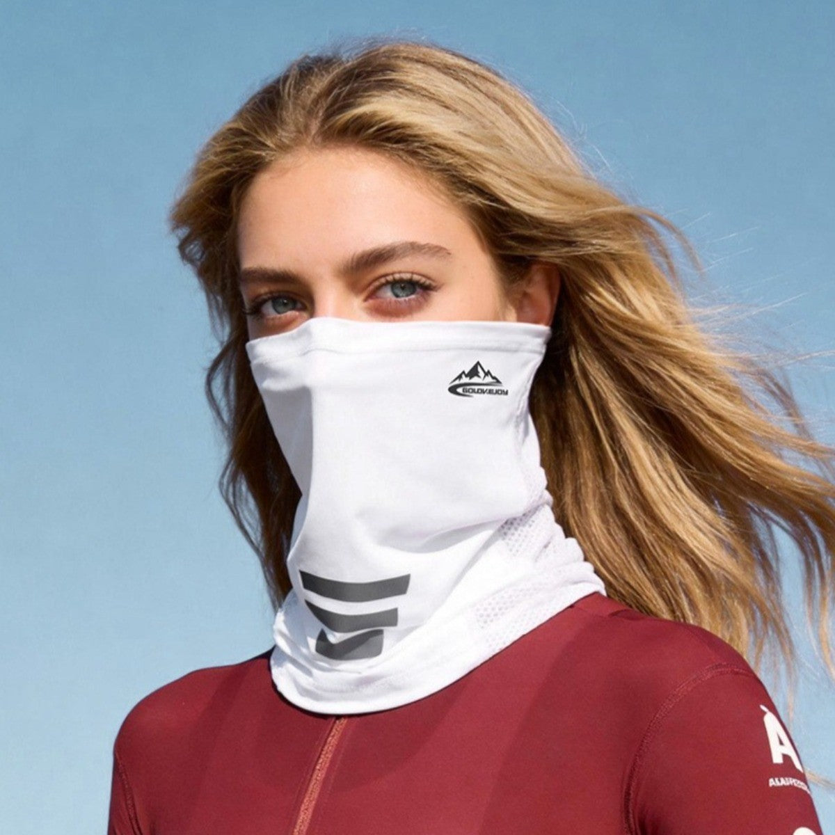 Summer Cycling Sunscreen Mask Neck Gaiter - Outdoor Cycling Windproof Face Mask