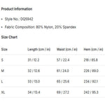 High Waist Abdominal Sports Short Skirt, Quick Drying Running Short DQ5942
