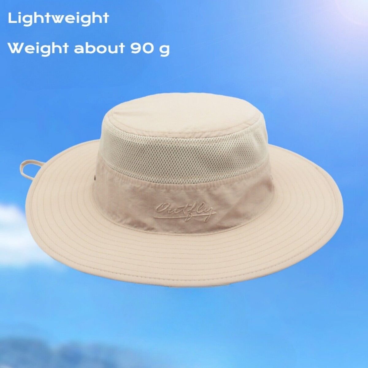 Summer UPF50+ Wide Brim Bucket Hat for Unisex UV Protection Breathable Sun Hat