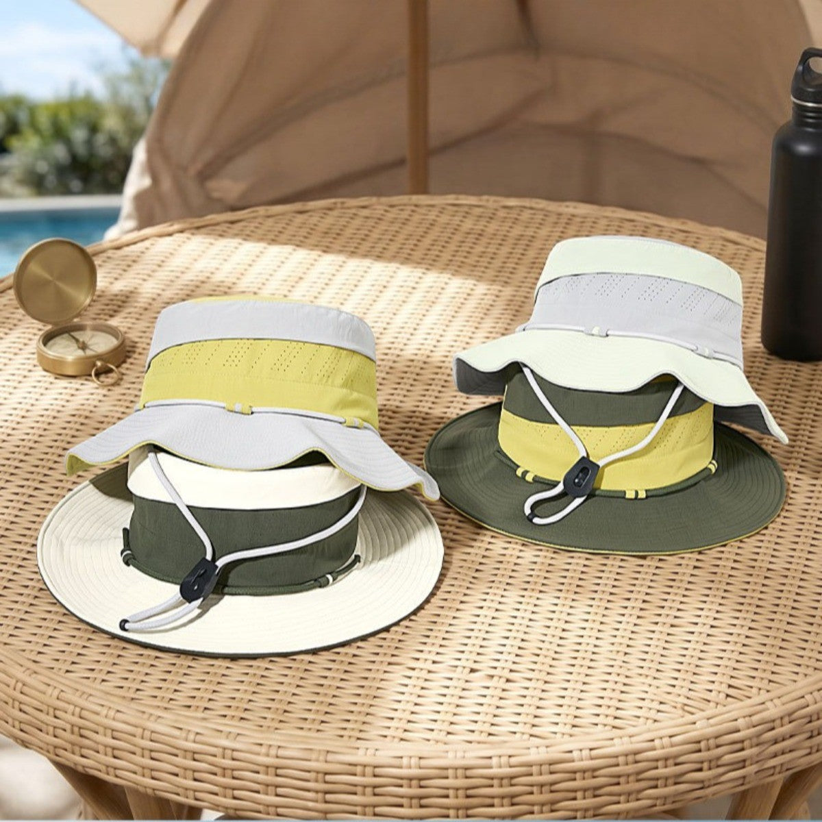 Quick Drying Sun Protection Bucket Hat for Women - Summer Outdoor Hiking Hat