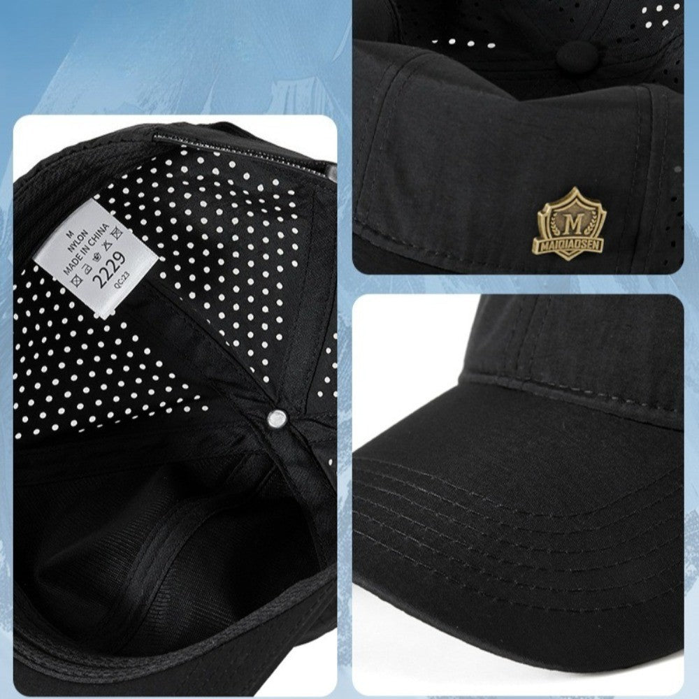 Summer Baseball Cap for Men Women - Sun Hat for Outdoor Fishing Hiking