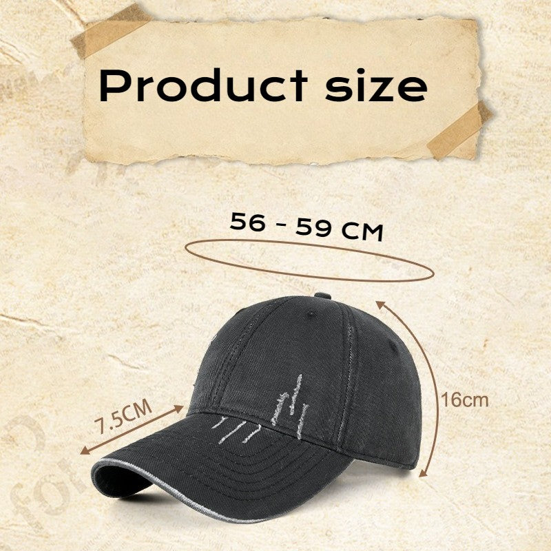 Baseball Cap for Men Women, Retro Sun Cap, Sun Protection Baseball Cap