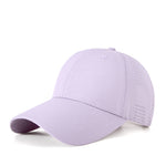 Summer Breathable Baseball Cap for Men Women - Lightweight Sun Hat