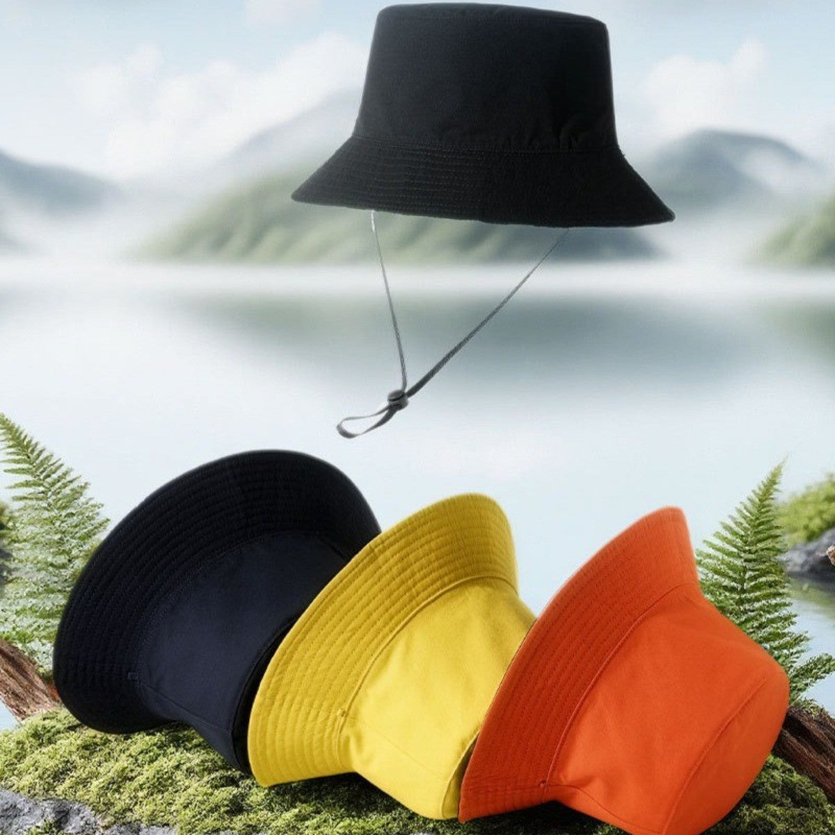 Sun Hats for Men Women - Bucket Hat With Two Side Wearable for Spring Fall Summer