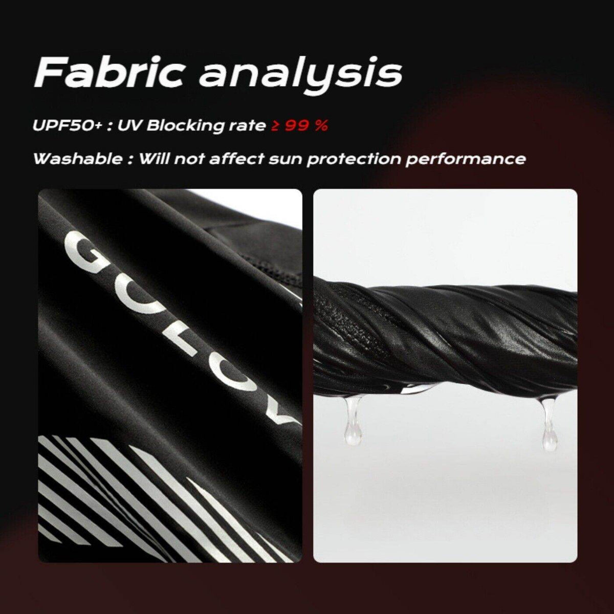 UPF50+ Face Mask Balaclava - with Reflective Pattern - Movagear