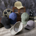 Spring Summer Vintage Cotton Baseball Cap - Windproof and Warm Baseball Cap