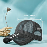 Summer Baseball Cap for Men Women - Breathable Sun Hat Baseball Cap