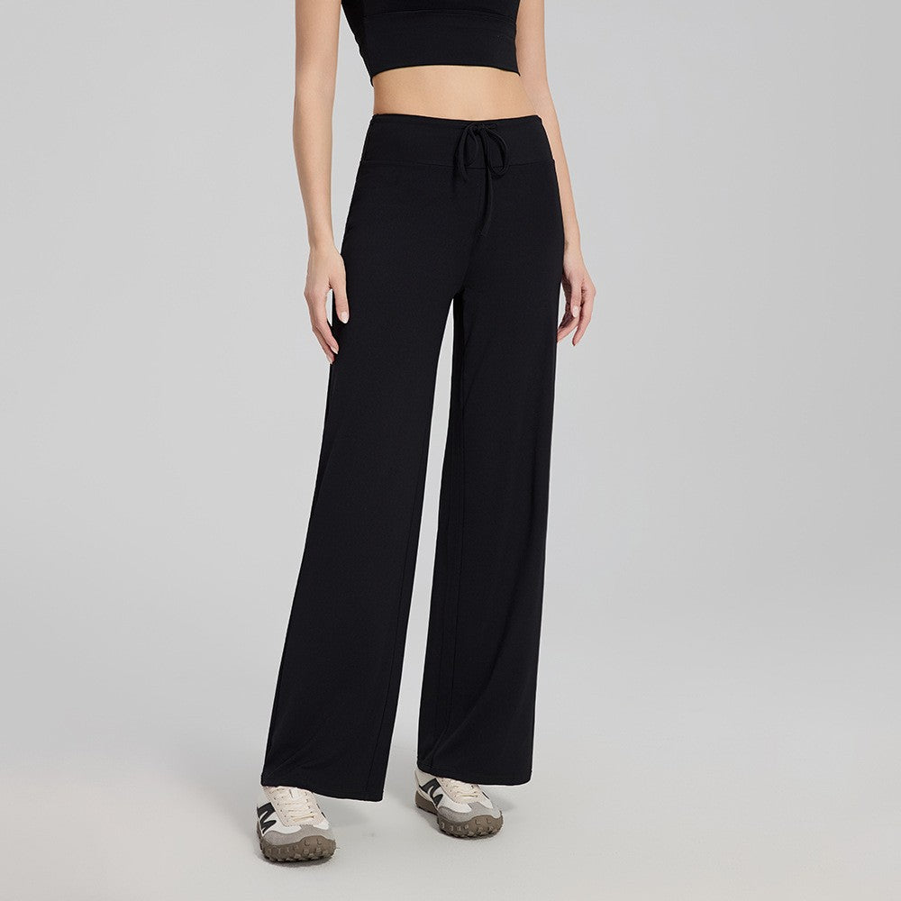 Spring Fall Wide Leg Sports Pants for Women - Running Yoga Pants - CK3677