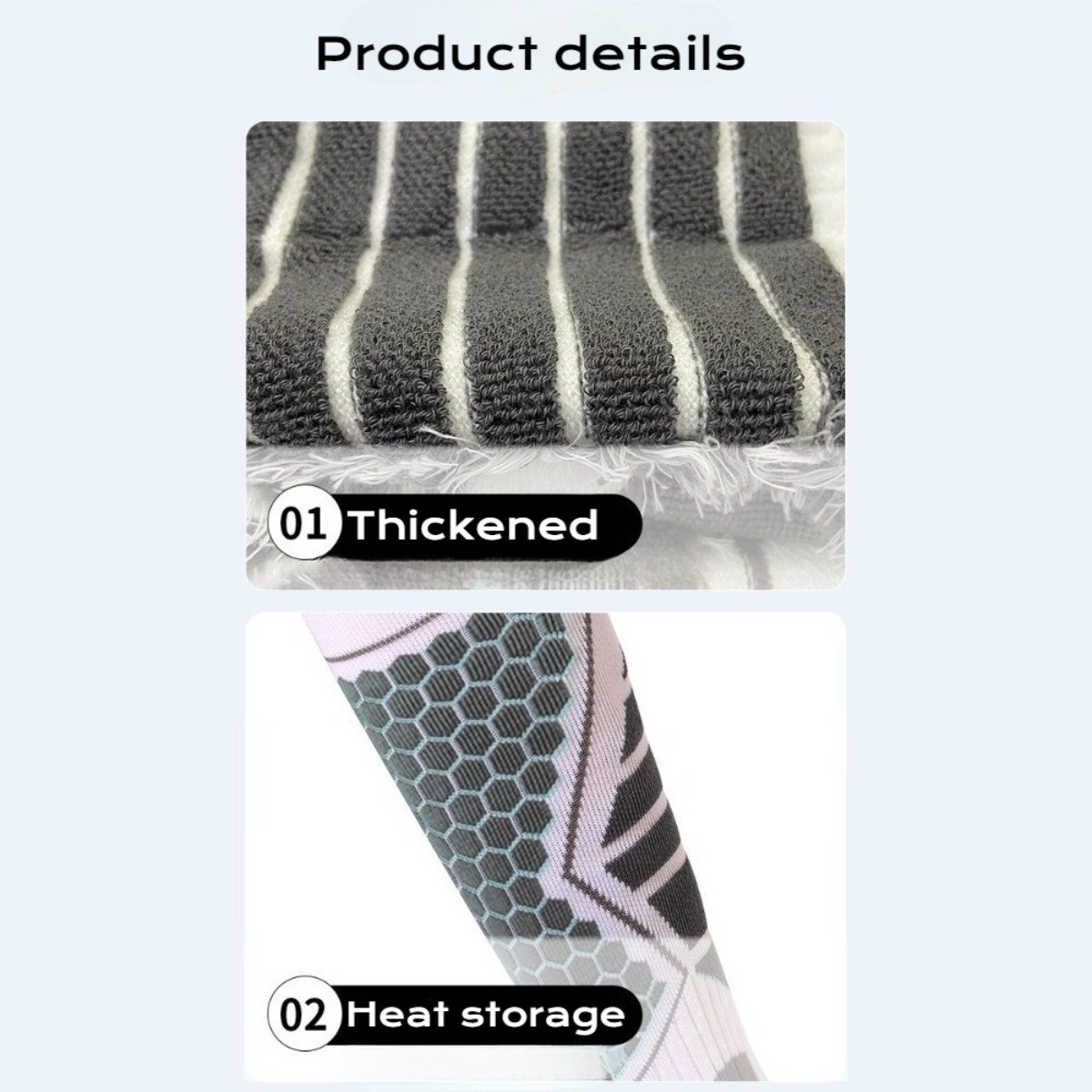 Winter Ski Socks for Men Women - Cold Weather Thermal Socks for Snowboarding